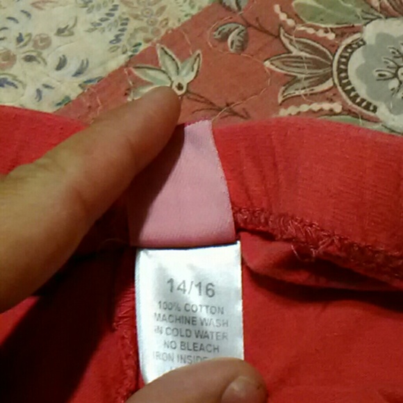 Dot Pink girls capris - Picture 3 of 3